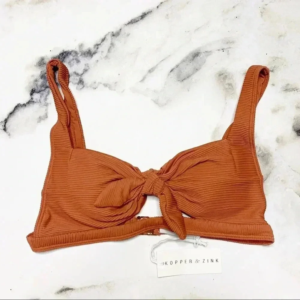 Kopper & Zink Revolve Molly Bikini Top NWT